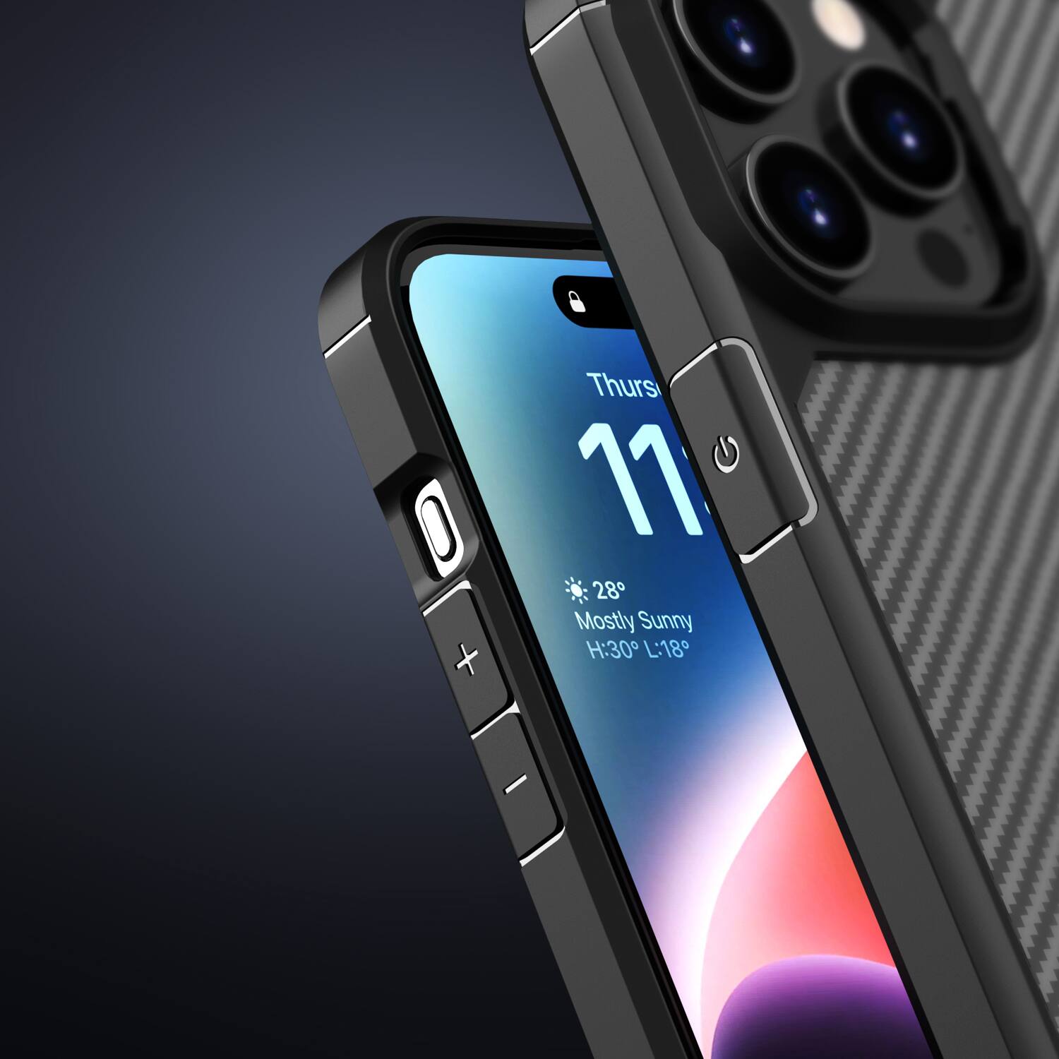 Thurs 11  
28° Mostly Sunny  
H:30 L:18