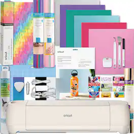 Cricut - Explore 4 Craft Cutting Machine with Ultimate Sticker Making Bundle