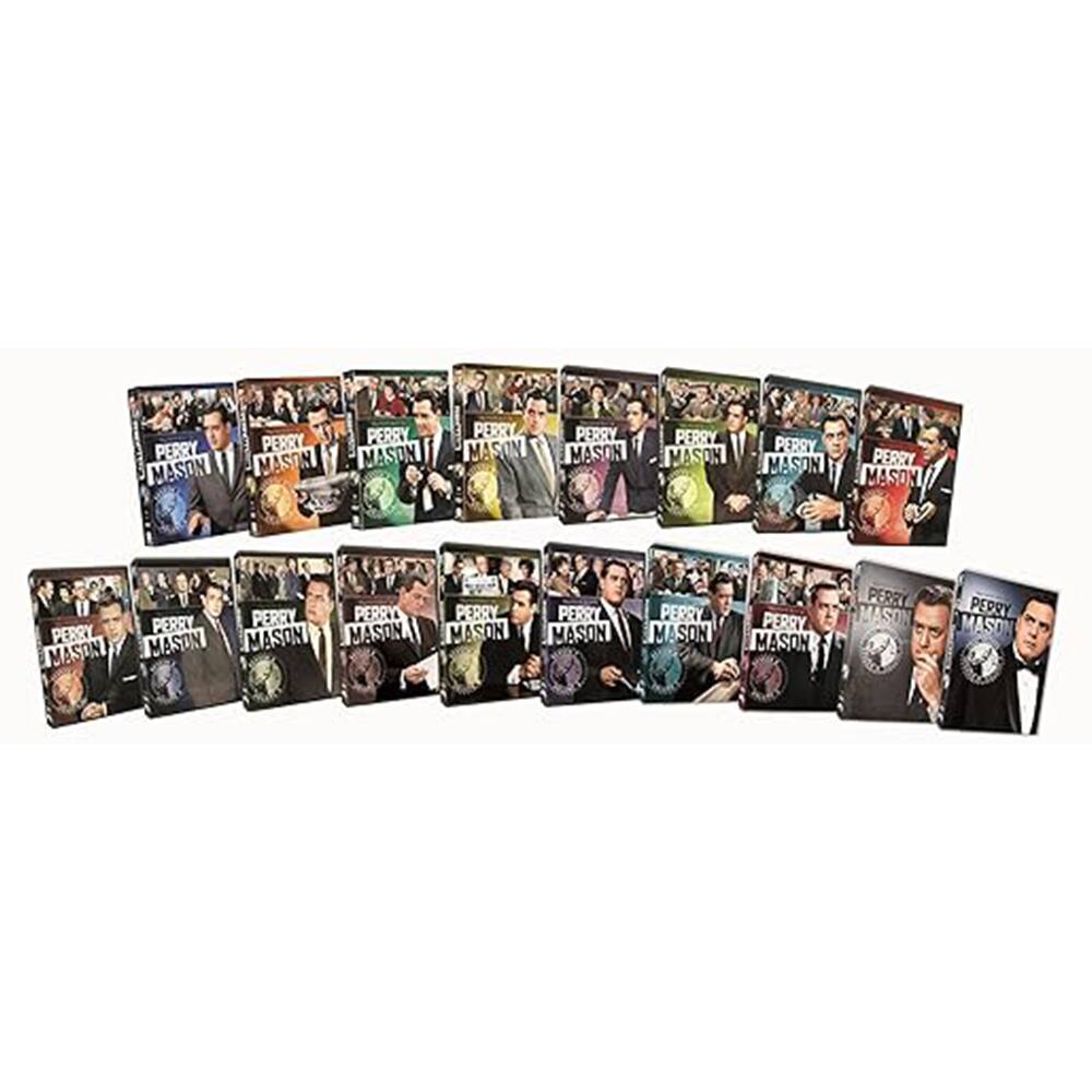 Front. Perry Mason: Complete Series Pack DVD.