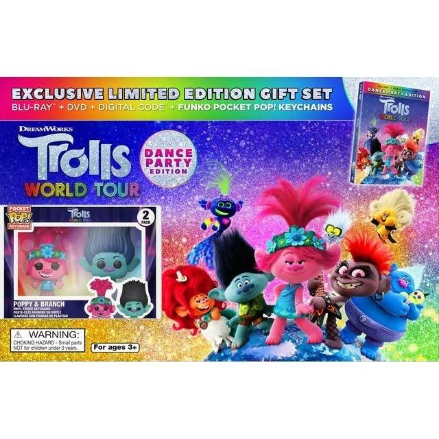 Back. Trolls 2: World Tour (with FUNKO Pop Keychains) [Blu-ray].