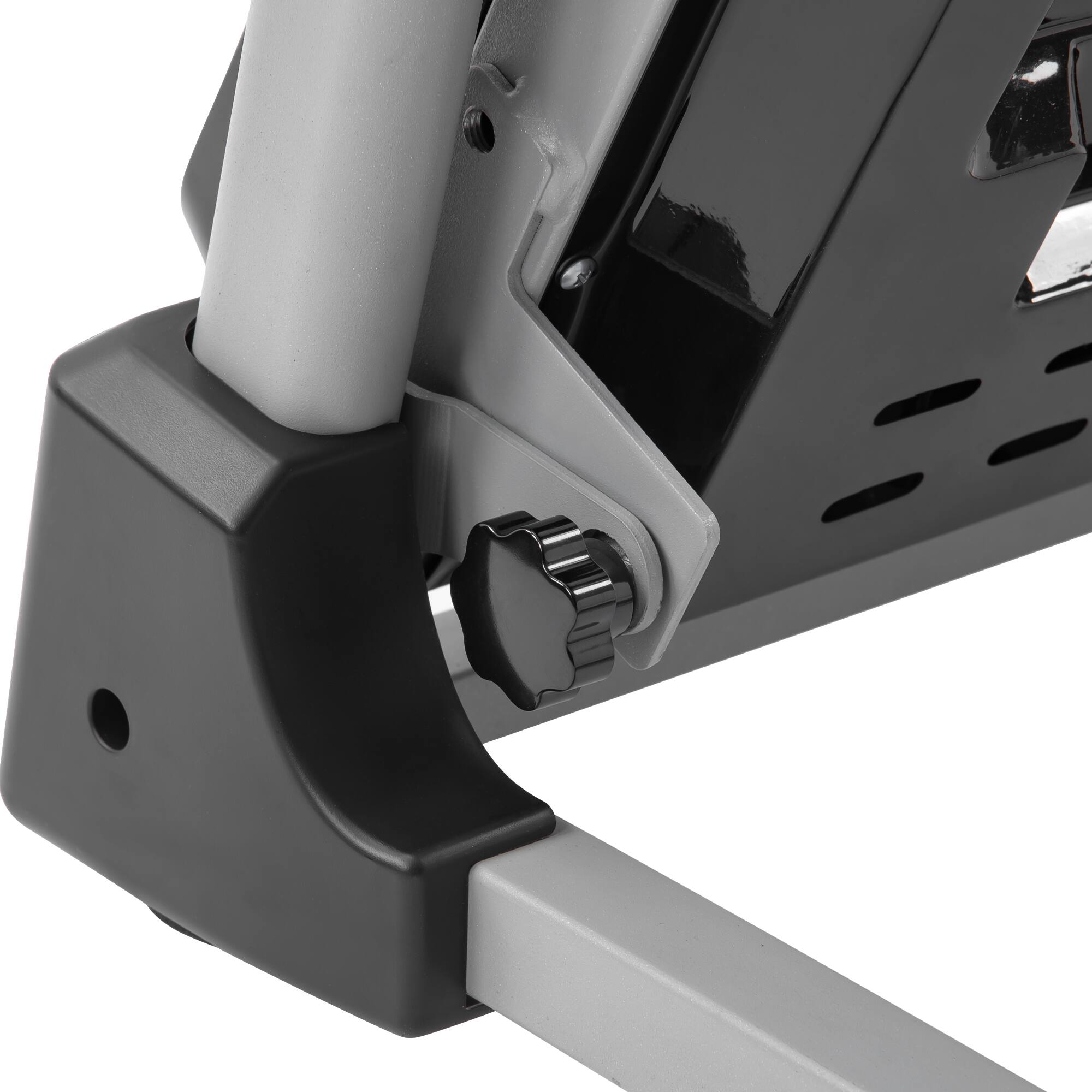 Alt View 7. Tiramisubest - Compact Foldable Treadmill with 2.5HP Motor, 3-Level Incline, Device Holder & Pulse Sensor for Home Workout - Black.