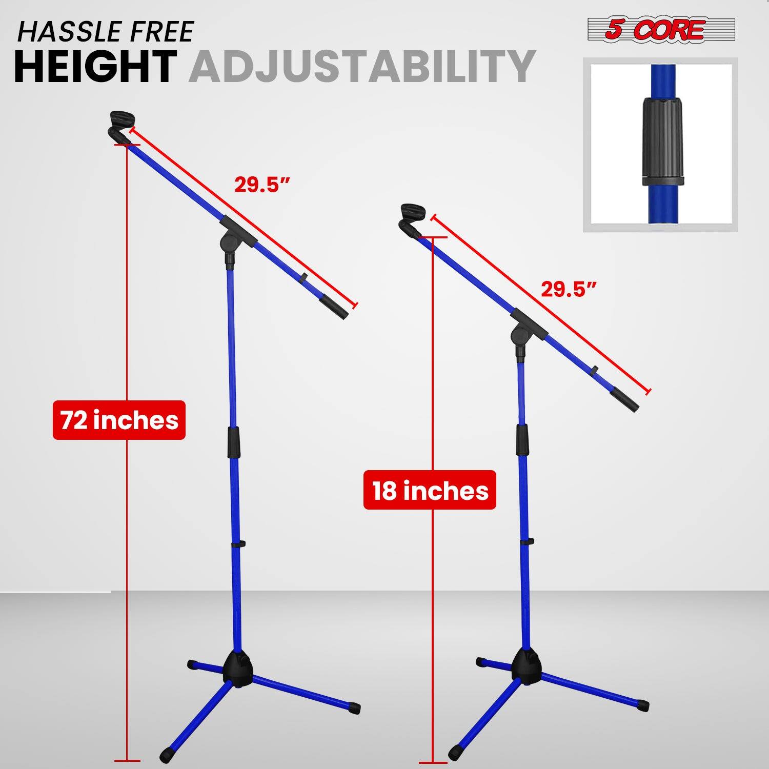 HASSLE FREE HEIGHT ADJUSTABILITY 29.5" 2 29.5" 72 inches 18 inches