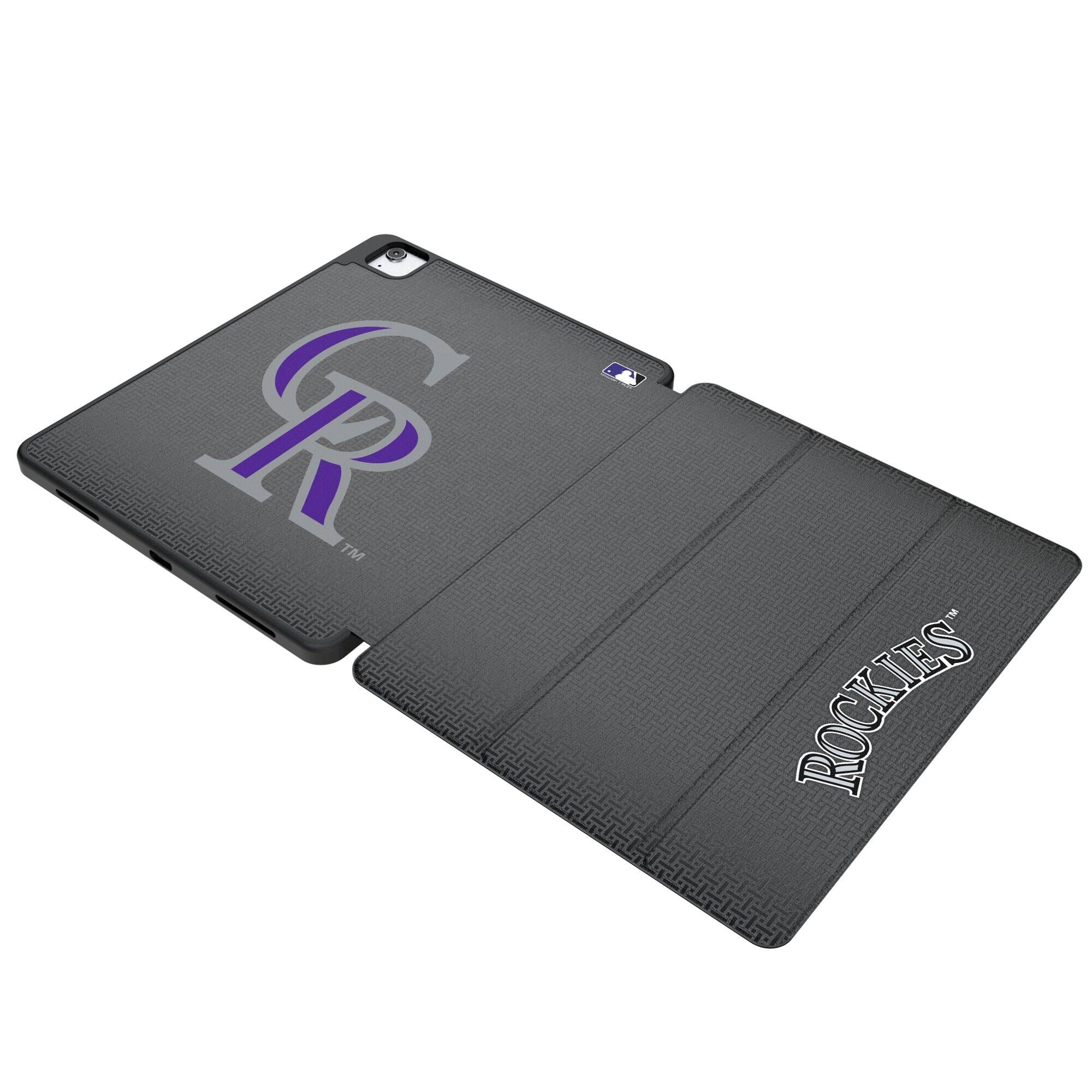 Front. Keyscaper - Colorado Rockies iPad Case - 6/7th Gen Mini - Black.