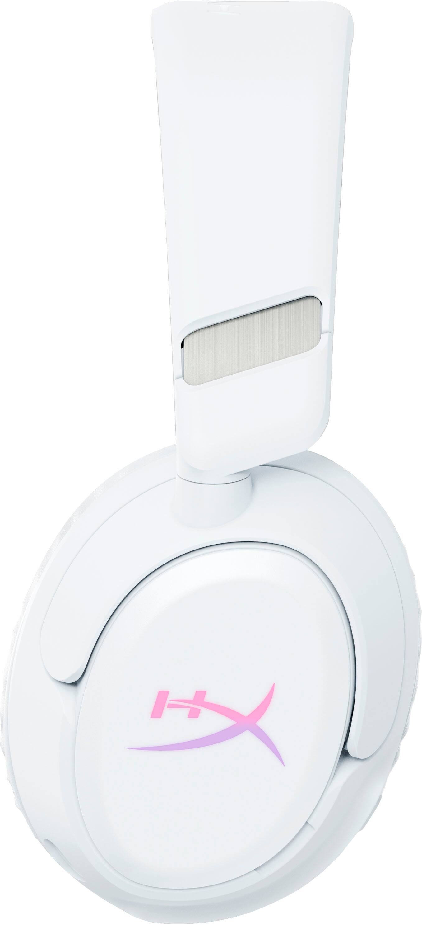 Alt View 6. HyperX - Cloud Flight 2 Wireless Gaming Headset for PC, PS5, PS4, Nintendo Switch, Mac, Mobile, and Bluetooth - White.