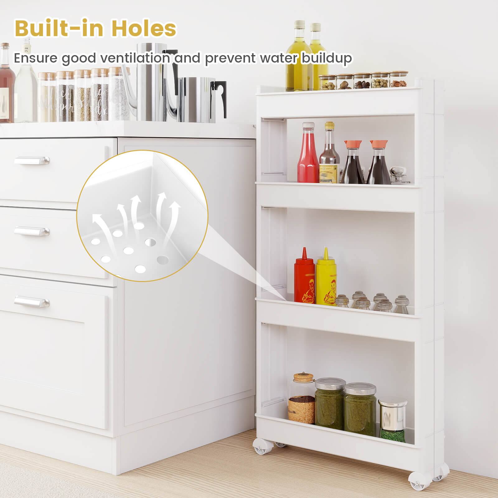 Built-in Holes  
Ensure good ventilation and prevent water buildup