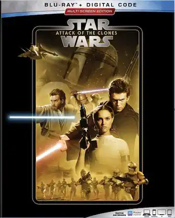 Front. Star Wars: Episode II: Attack of the Clones - BLU-RAY.