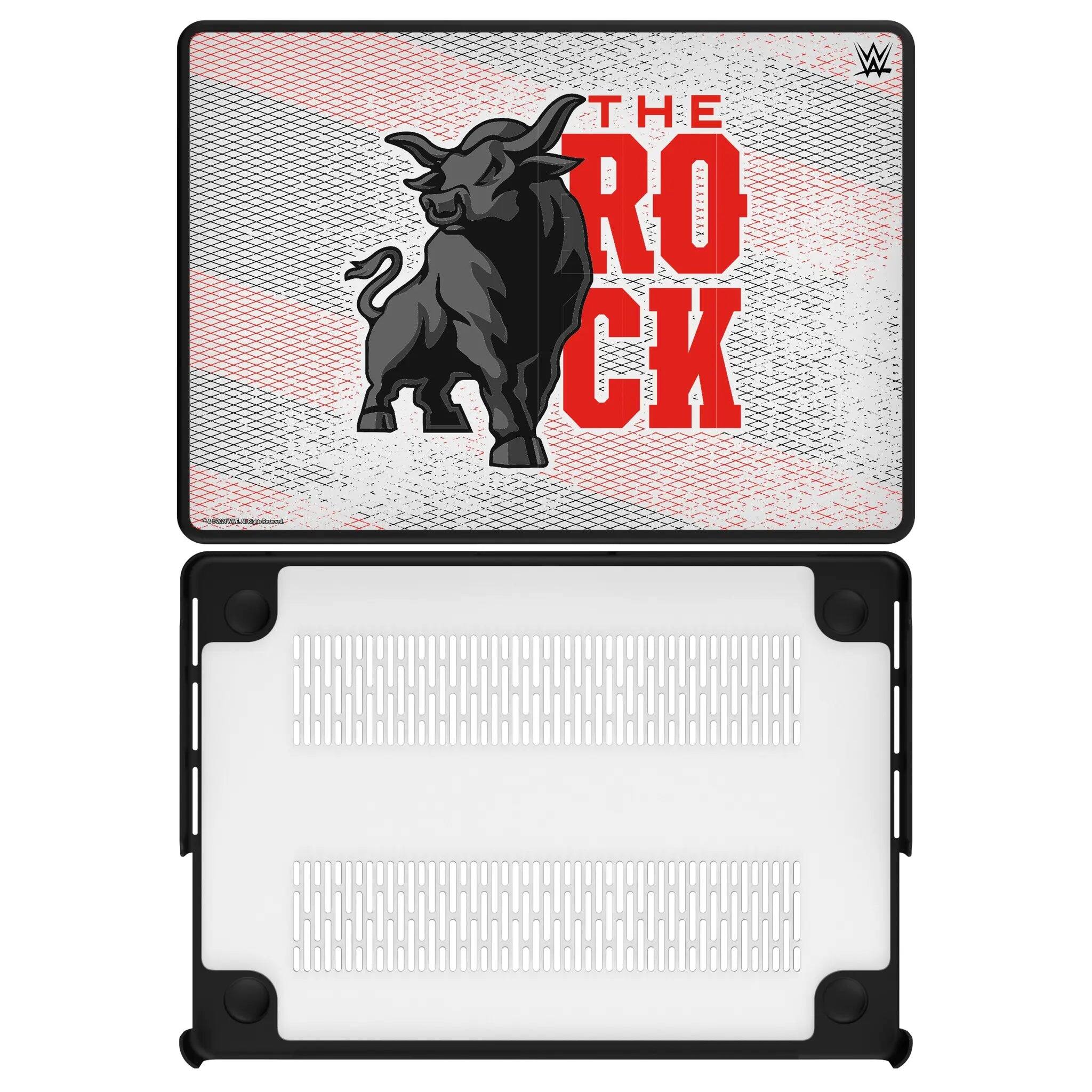 Front. Keyscaper - WWE Steel Laptop Case - Apple MacBook Air 15-inch (M2, 2023)/(M3, 2024) - The Rock.