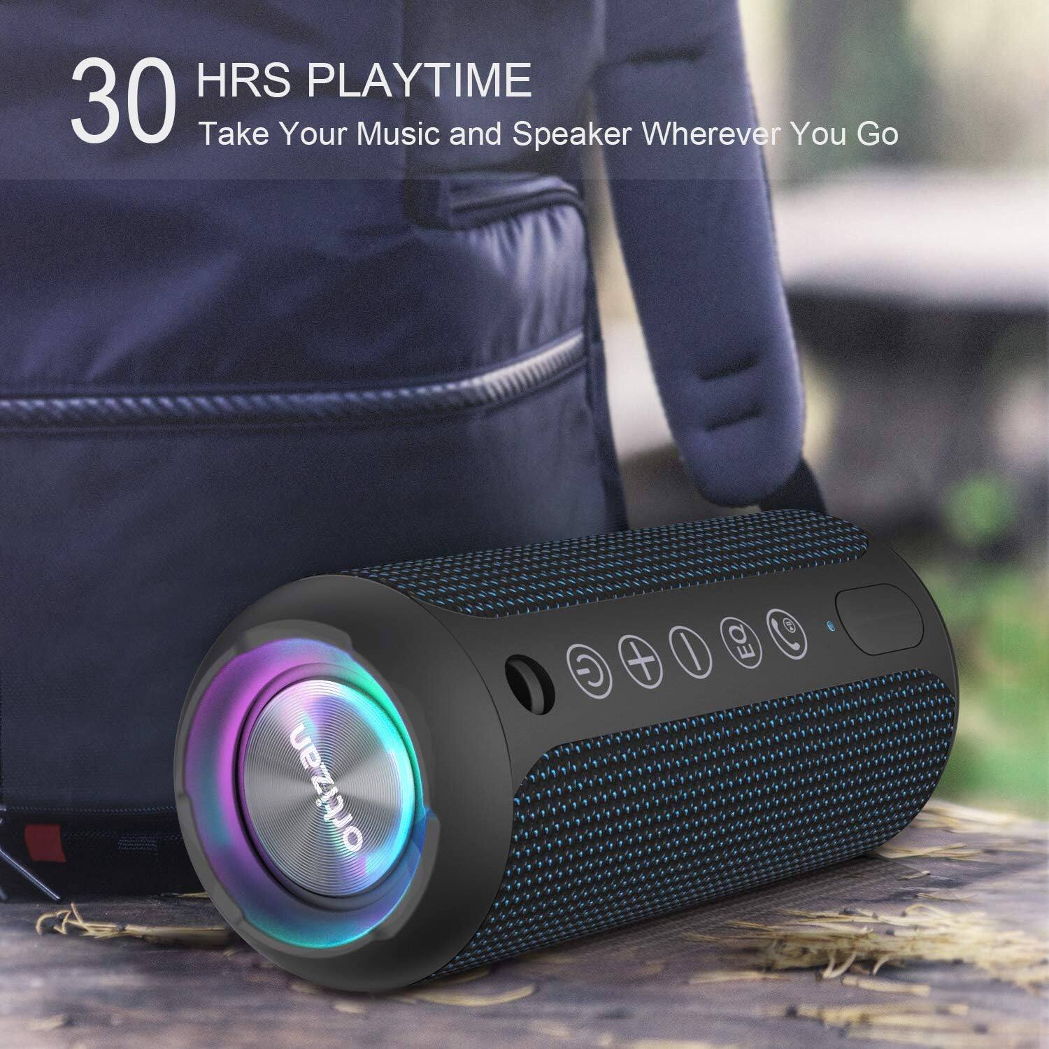 30 HRS PLAYTIME  
Take Your Music and Speaker Wherever You Go