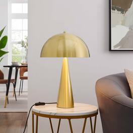 Selena Metal Table Lamp by Modway - Satin Brass
