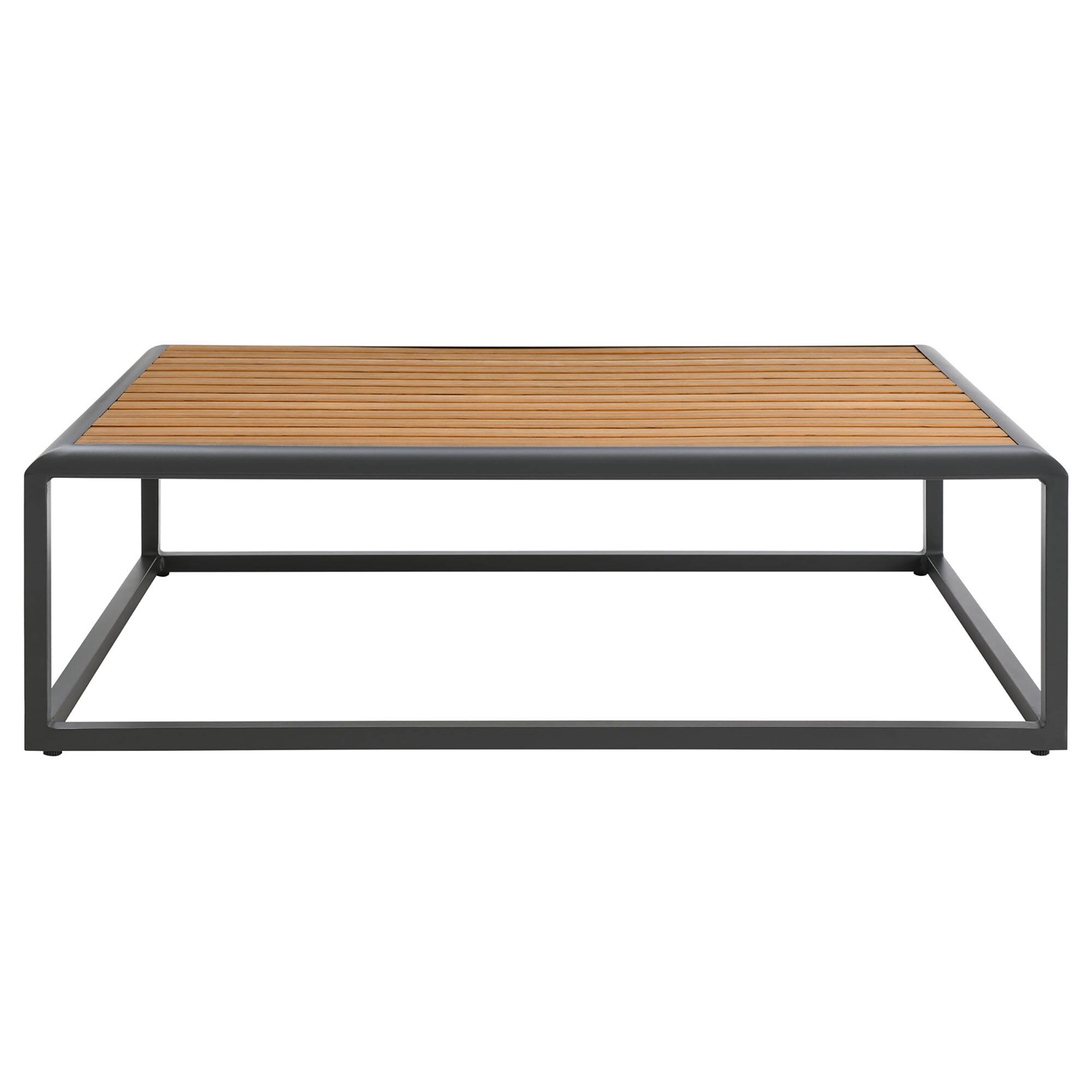 Alt View 1. Modway - Stance Outdoor Patio Aluminum Coffee Table by Modway - Gray Natural.
