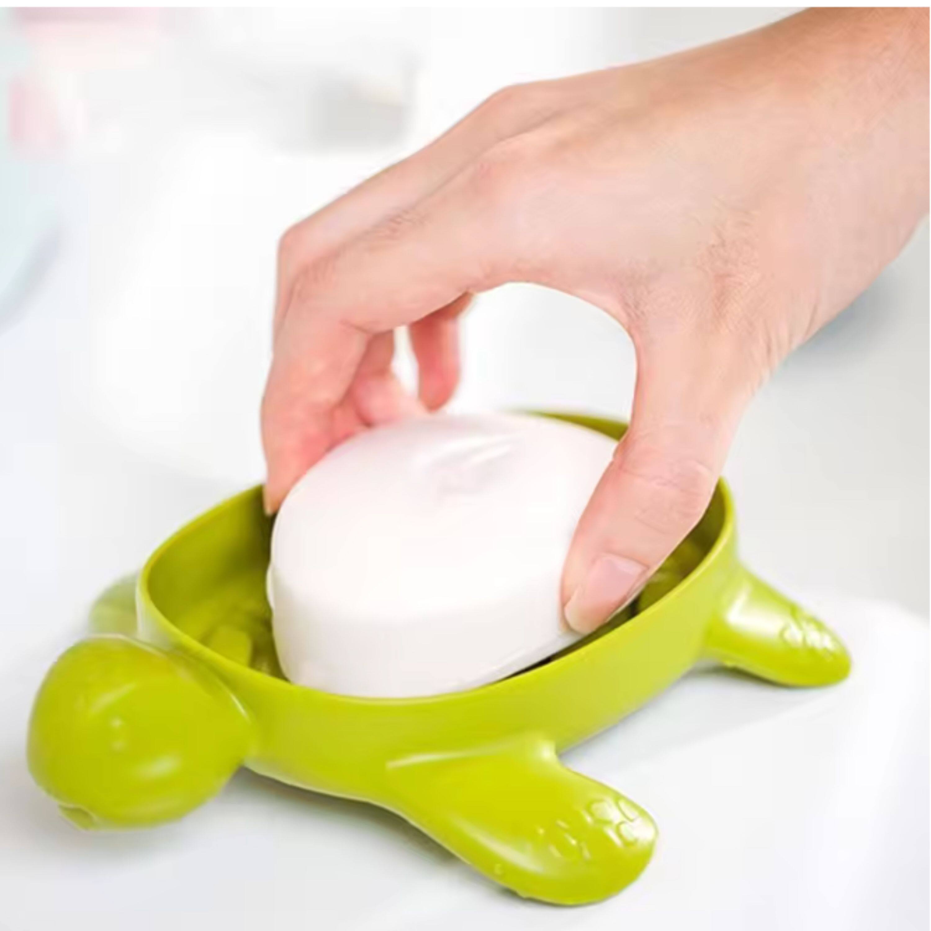 Left. Kitcheniva - Self-Draining Turtle Soap Dish 1 Pcs.
