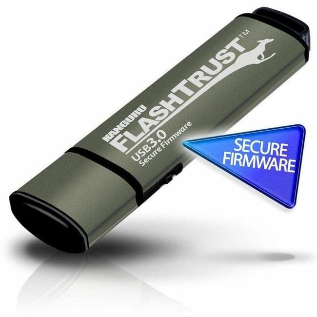 Kanguru Solutions - Kanguru FlashTrust Digitally-Signed Secure Firmware USB 3.0 Flash Drive, 512G - Digitally-Signed Secure Firmware USB3.0 - Unknown