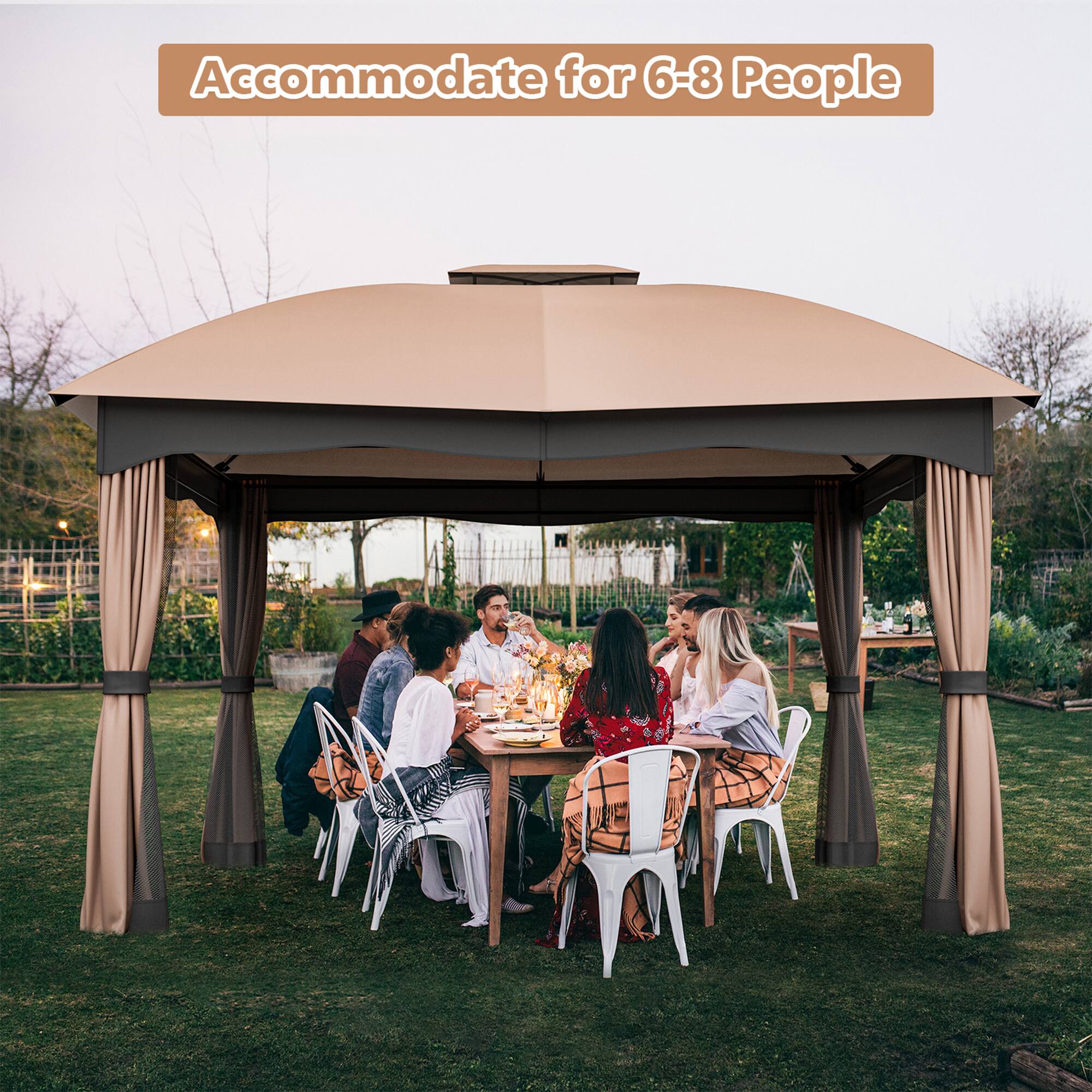Accommodate for 6-8 People