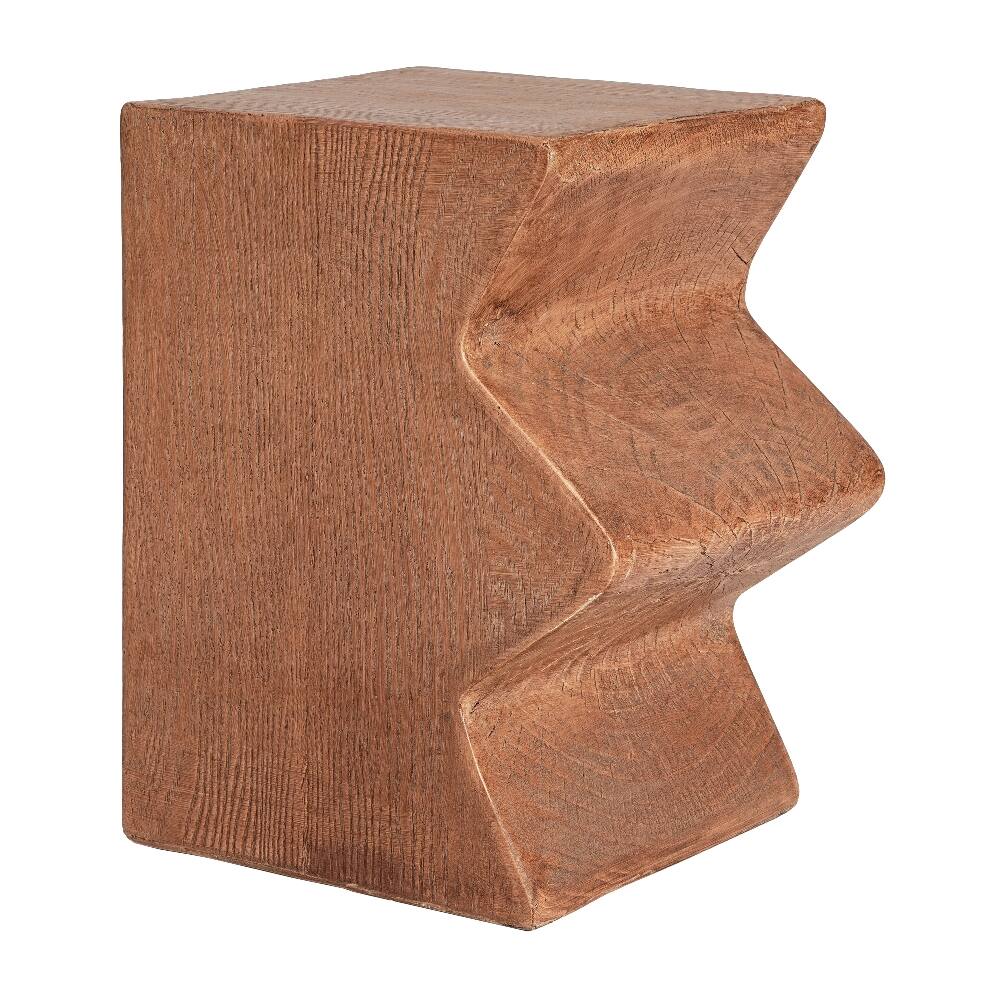 Alt View 6. Loheer - Loheer MGO Side Table Set of 2 Rectangular Outdoor Side Tables Faux Wood Garden Stools Accent Table Natural Color - Natural.
