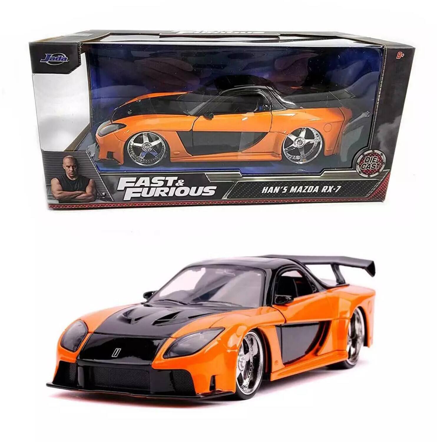 Jada Toys - 1:24 Fast & Furious 3 - Han's Mazda Rx-7 - COLLECTIBLES - Multicolor