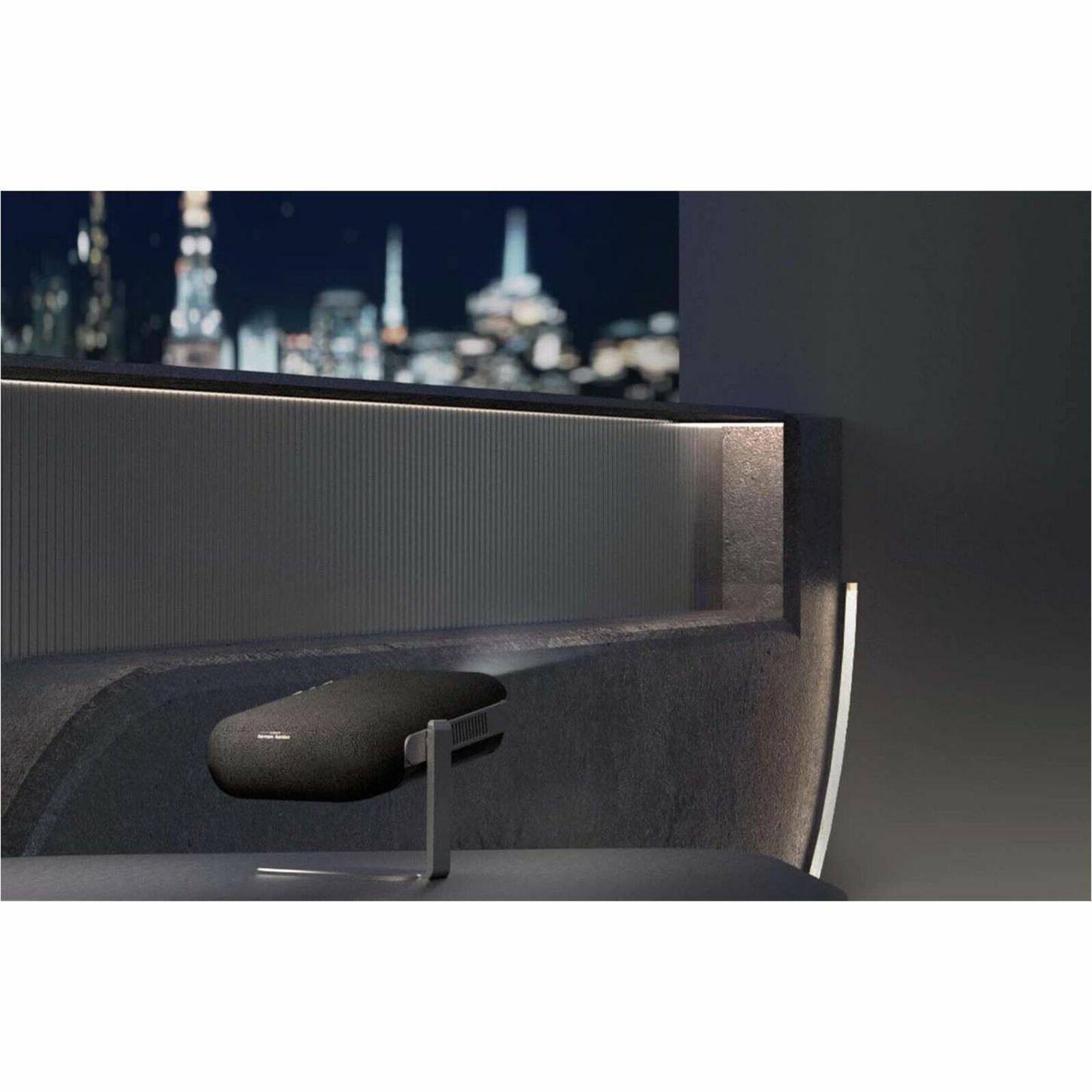 Alt View 39. ViewSonic - M1X Portable LED Projector with Smart Stand, Harman Kardon - Black.