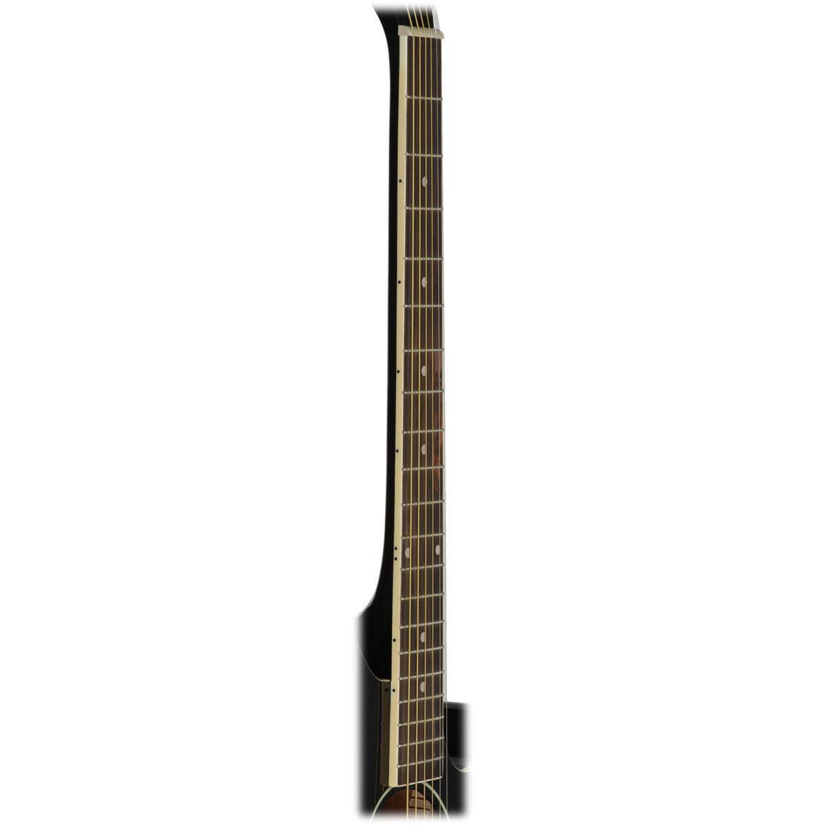 Alt View 7. Ibanez - Ibanez Talman Series TCY10E Acoustic Electric Guitar, Rosewood Fretboard, Black High Gloss.