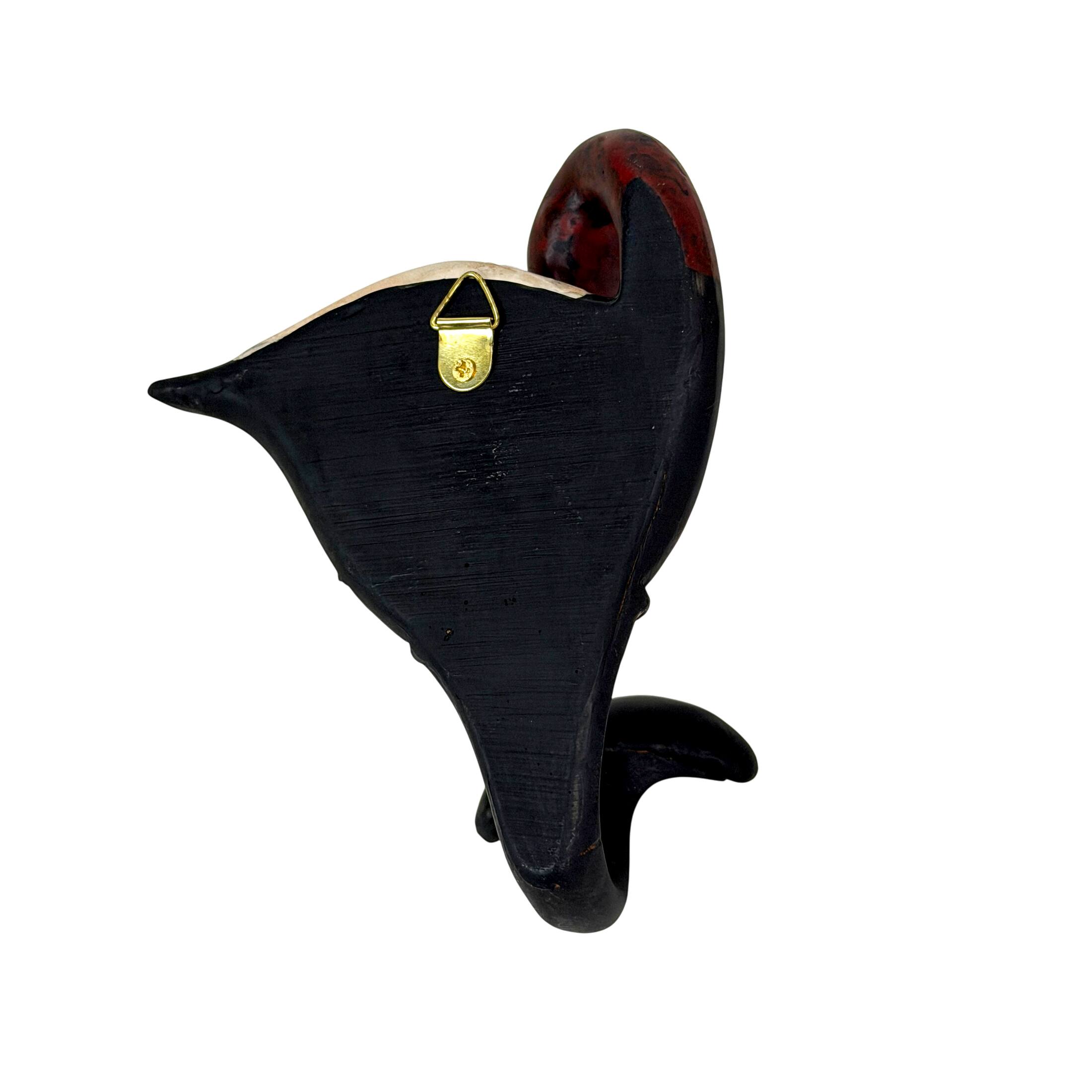 Alt View 2. Fancy That - Set of 4 Duck Wall Hooks Hand Painted Resin Rustic 5.5 Inch Decorative - Brown.