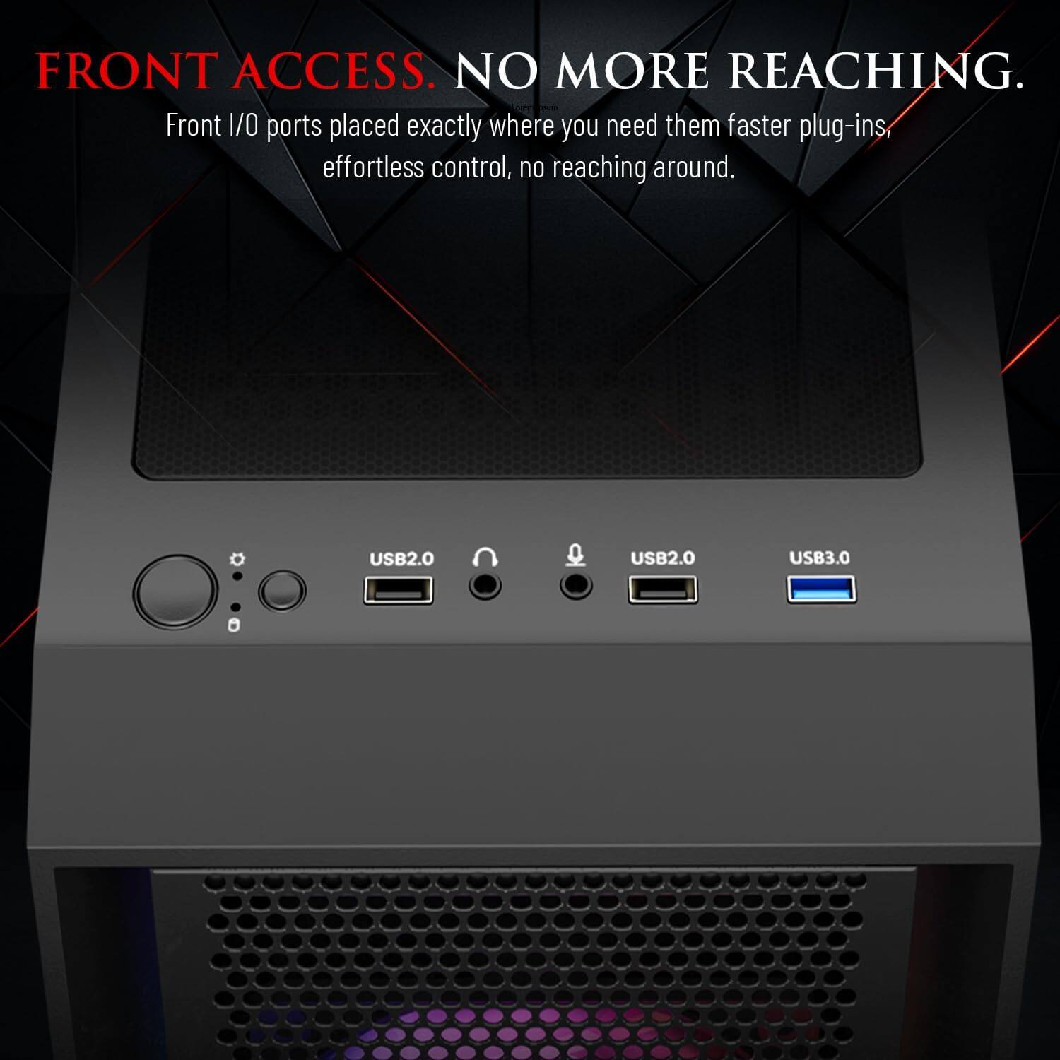 Hachiman PC Ronin Gaming PC, AMD Ryzen 5 9600X, GeForce RTX 5060