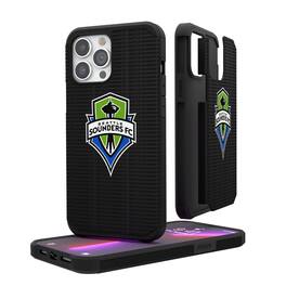 Keyscaper - MLS - Seattle Sounders FC iPhone Text Backdrop Rugged Case - 13 - Multicolor