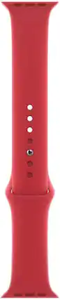 Front. Apple - Apple Watch Band - Sport Band (44mm) - (PRODUCT) RED - Regular - Red.