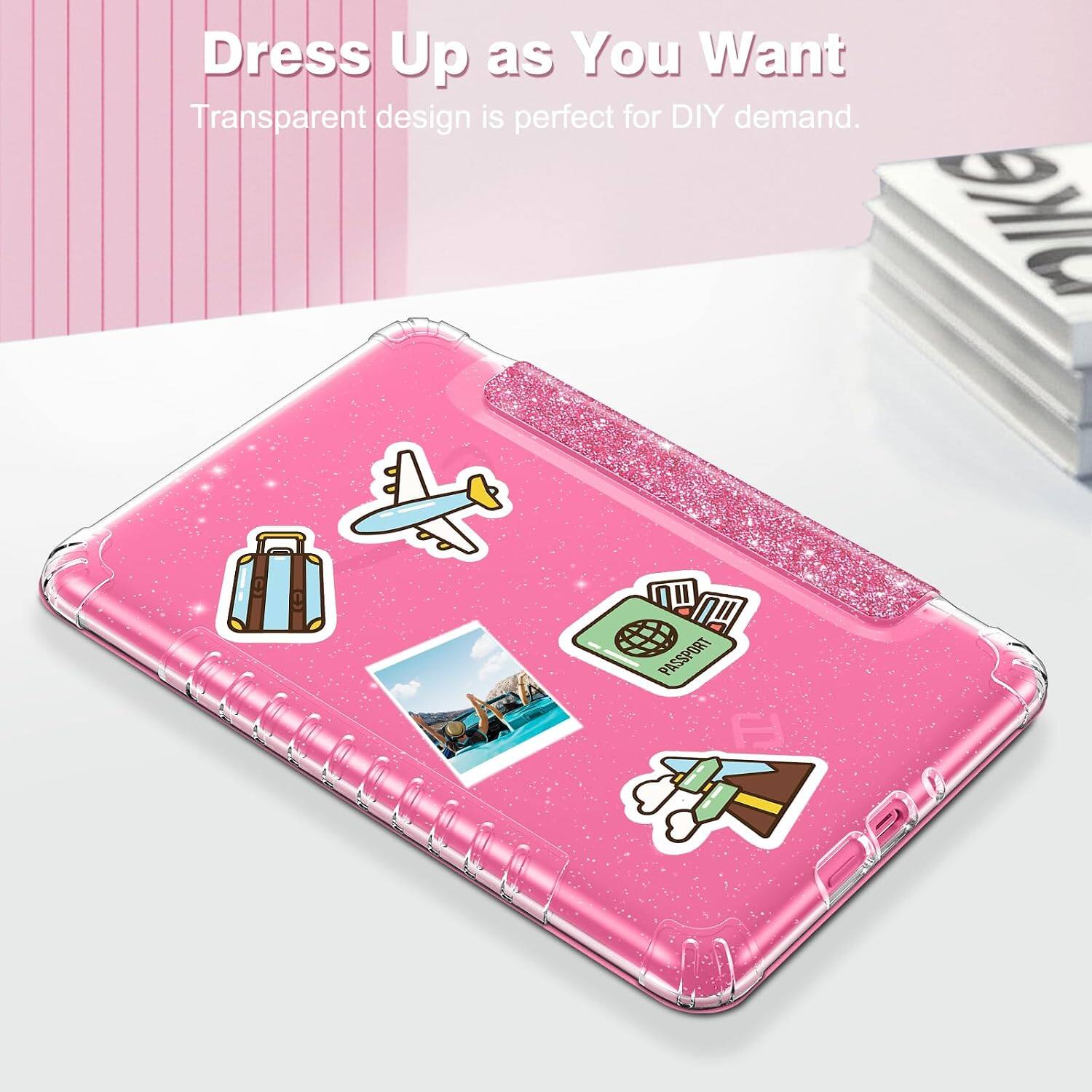 Dress Up as You Want  
Transparent design is perfect for DIY demand.