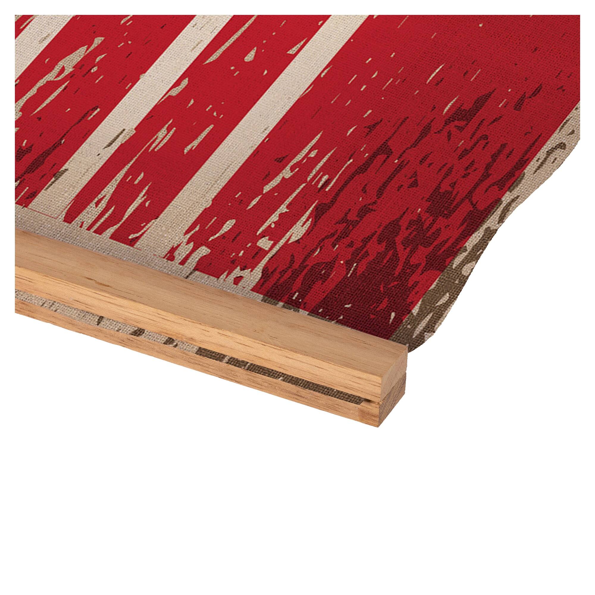 Alt View 3. Evergreen Enterprises - Nebraska Huskers 24" x 36" Antique Style Canvas Wall Art Tapestry with Wood Frame - Multicolor.