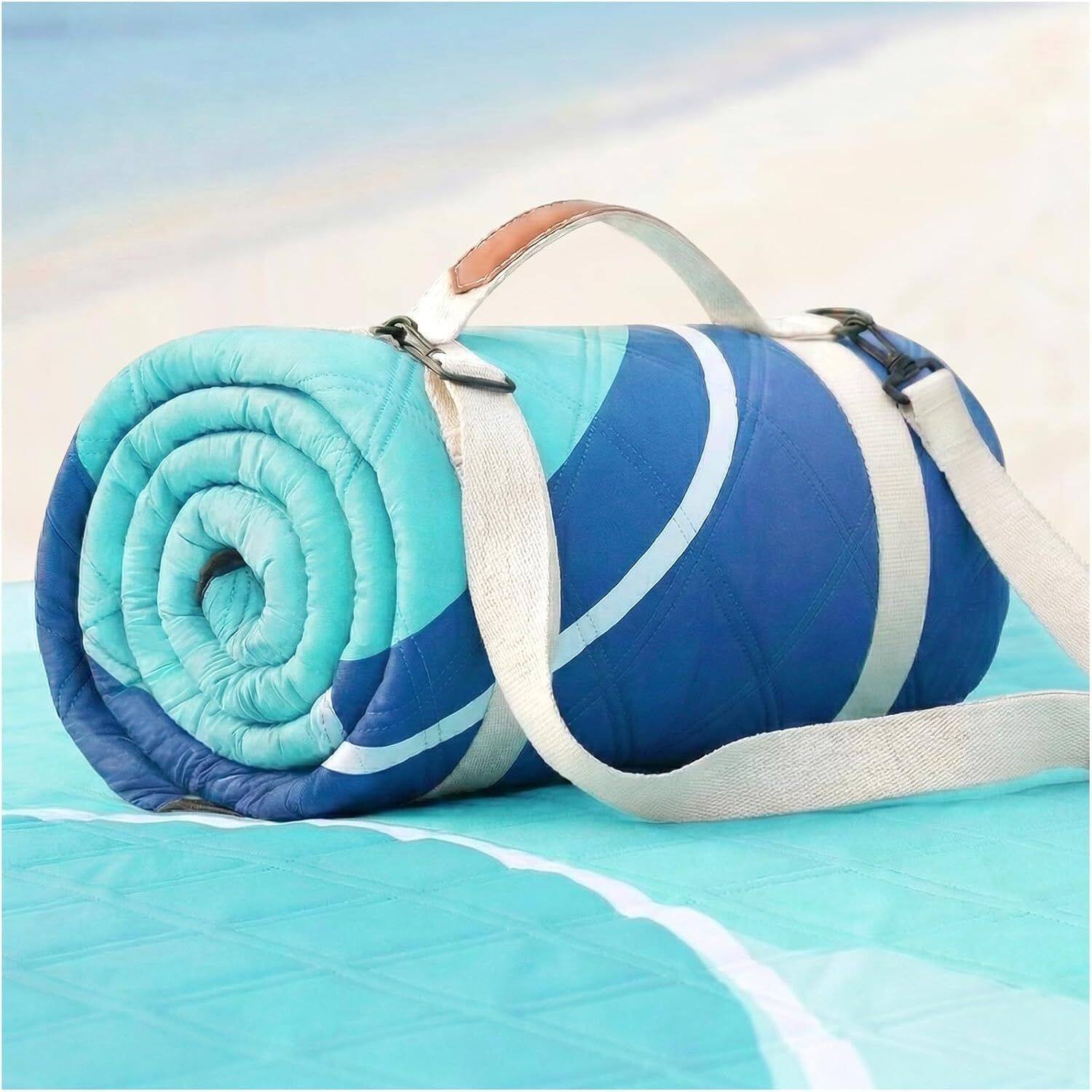 Front. Loheer - Loheer Waterproof Picnic Blanket Extra Large Foldable Outdoor Camping Mat Sandproof Beach Travel Gear - Classic Plaid Pattern.