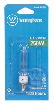 Westinghouse - 250 W T4 Halogen Bulb 4,250 lm White 1 pk