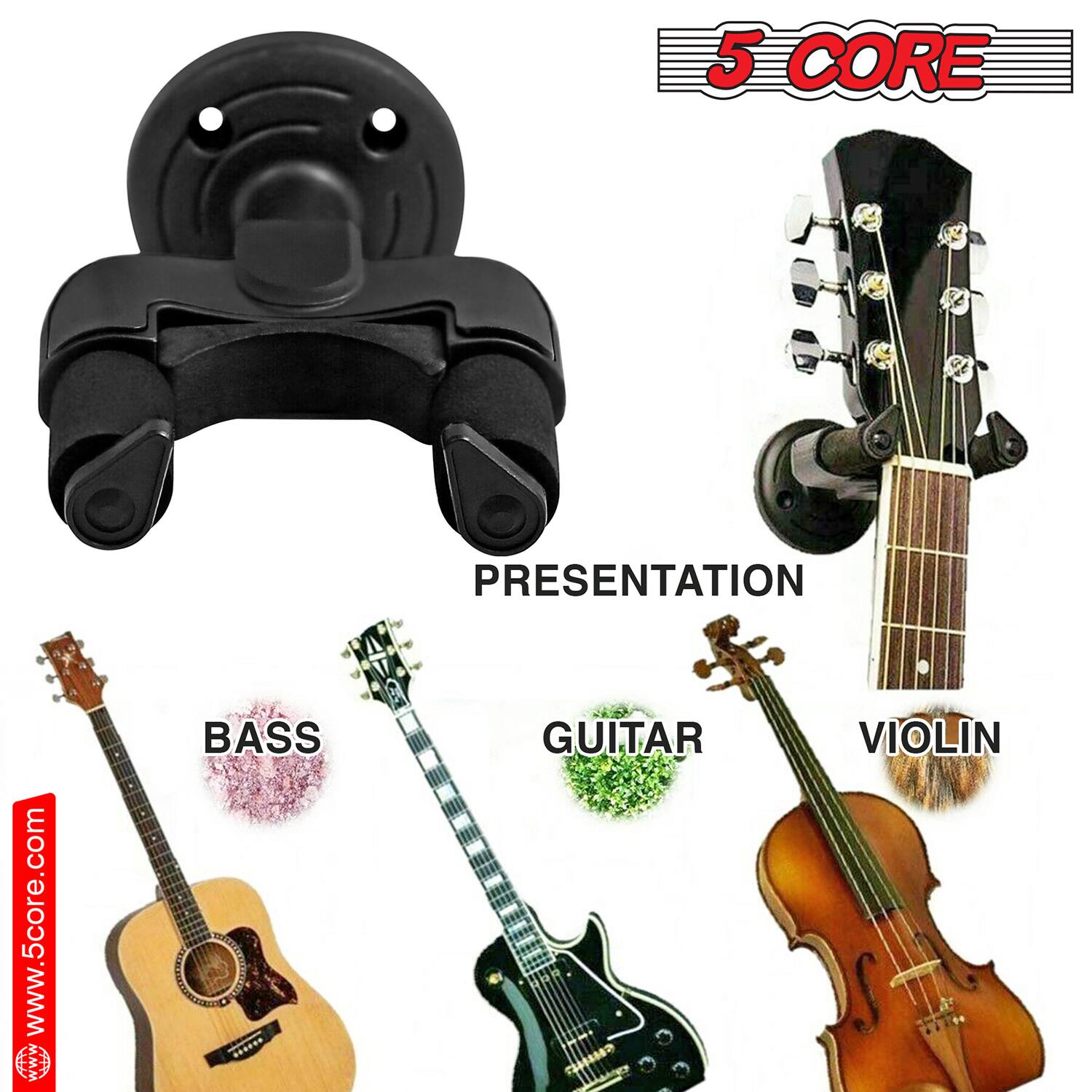 5 CORE  
www.5core.com  

PRESENTATION  
BASS  
GUITAR  
VIOLIN