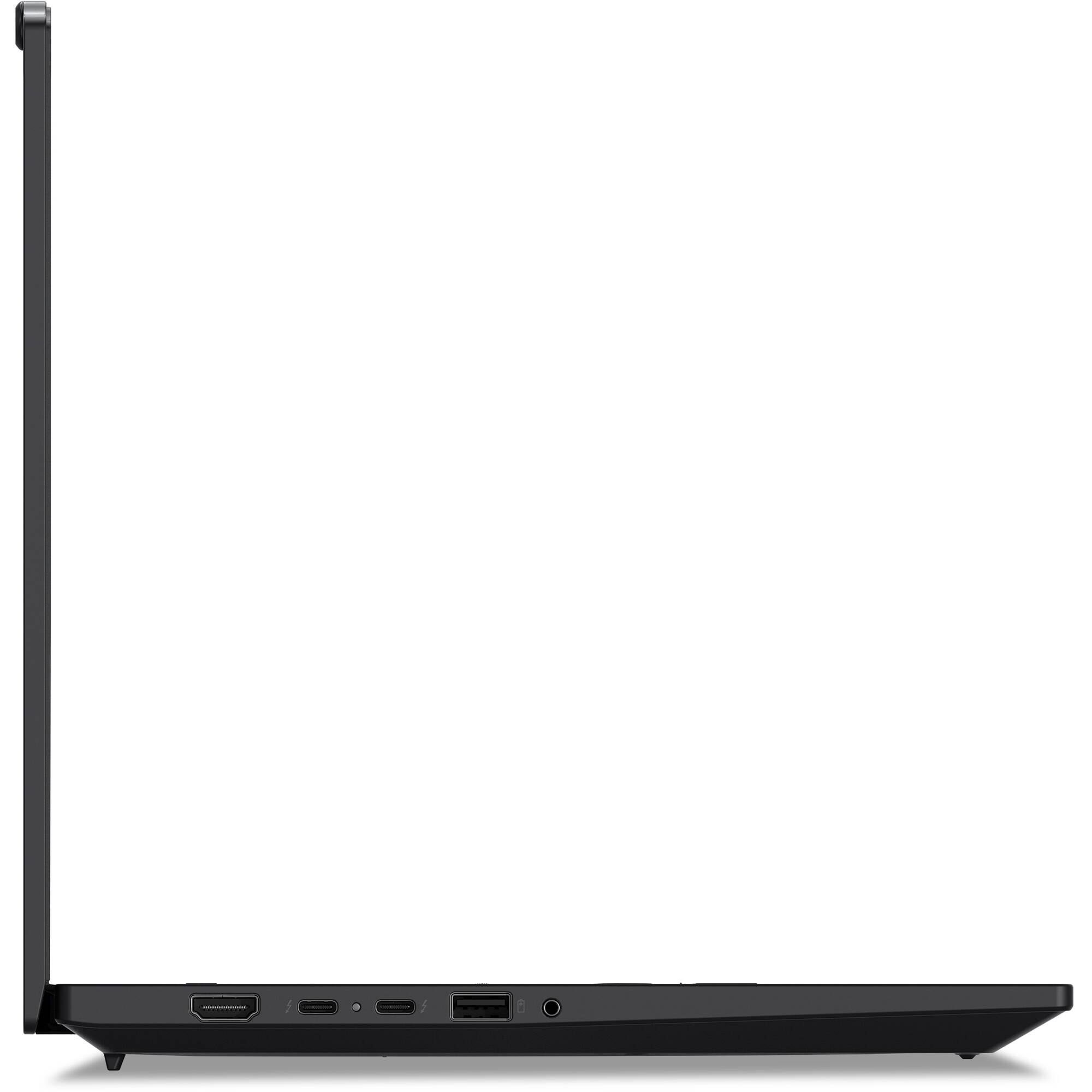 Alt View 5. Lenovo - ThinkPad P14s Gen 5 Laptop 14.5 3K Display (Ultra 7-155H, 16GB, 1TB SSD, RTX 500 Ada, Win 11 Pro) - Black.