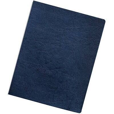 Angle. Fellowes - Binding Covers, 11-1/4" x 8-3/4", Classic Navy, 200/Pack (52136).