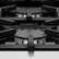 Alt View 3. ZLINE - Professional 36" Gas Cooktop with 6 Burners - Black stainless steel.