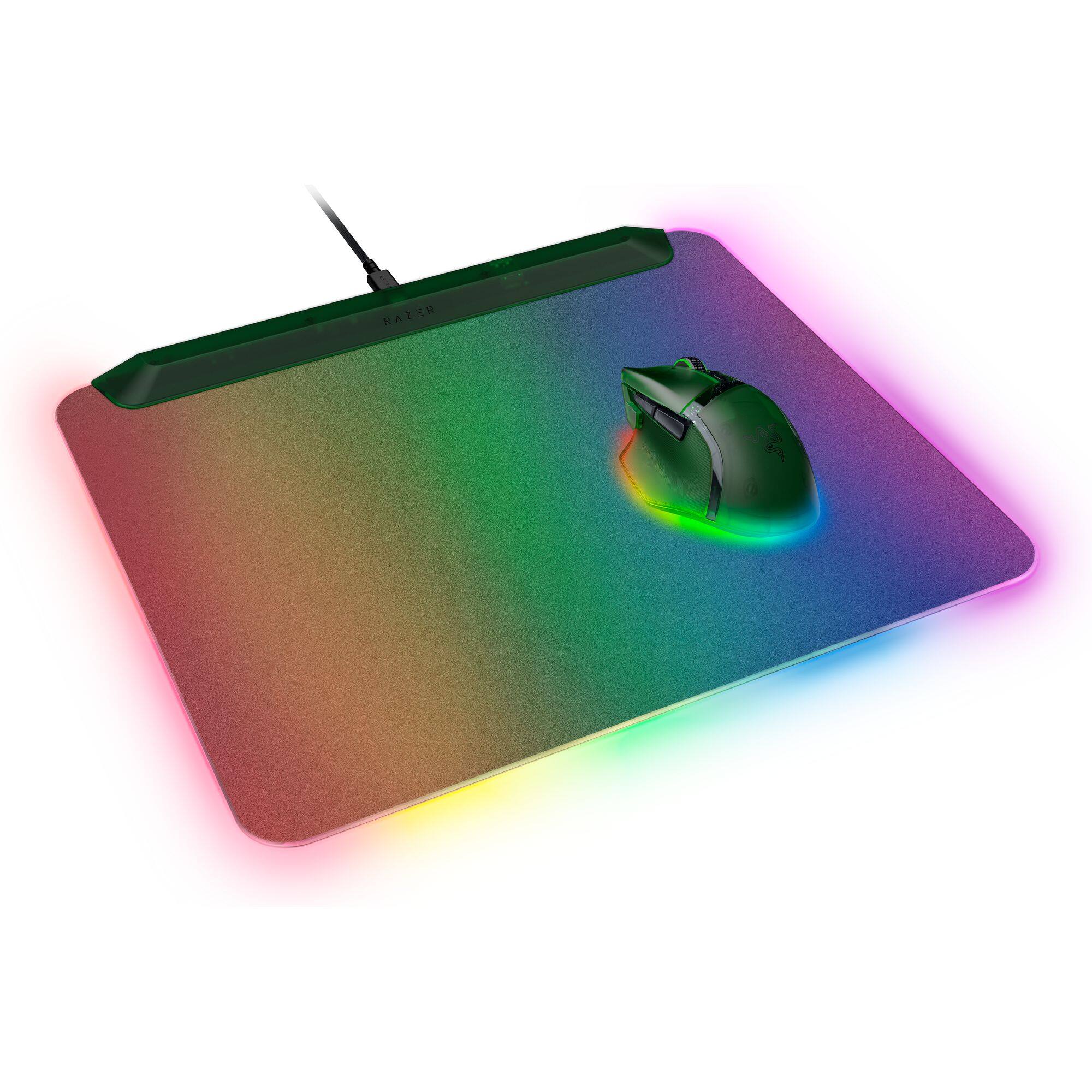 Alt View 5. Razer - Firefly V2 Pro Gaming Mouse Pad with Chroma RGB Lighting - Phantom Green.