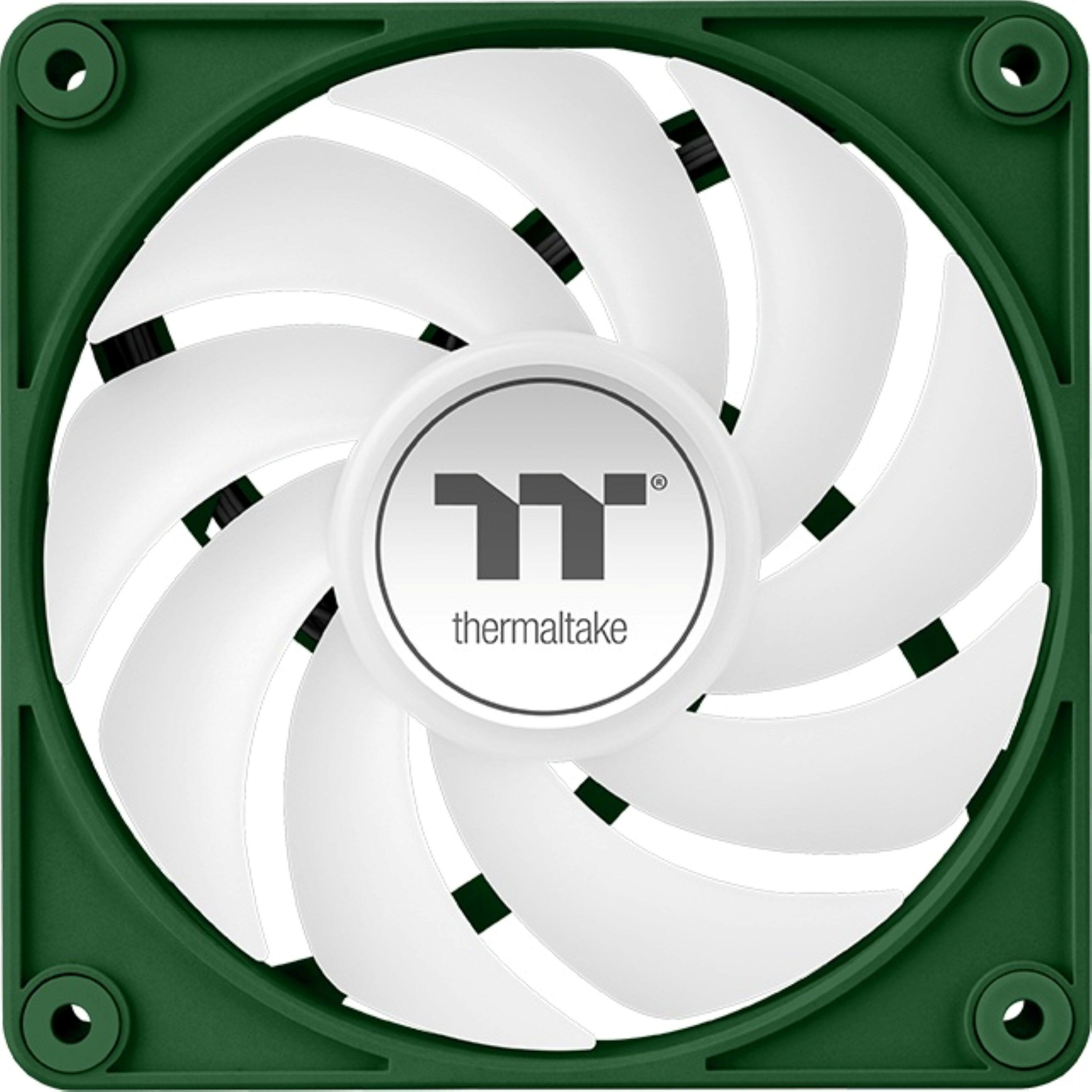 Alt View 5. Thermaltake - CT120 EX ARGB Sync 120mm Computer Case Cooling Fan (3-Pack - Racing Green.