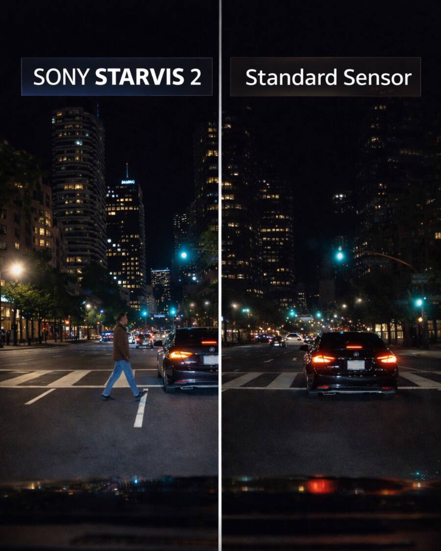 SONY STARVIS 2  
Standard Sensor