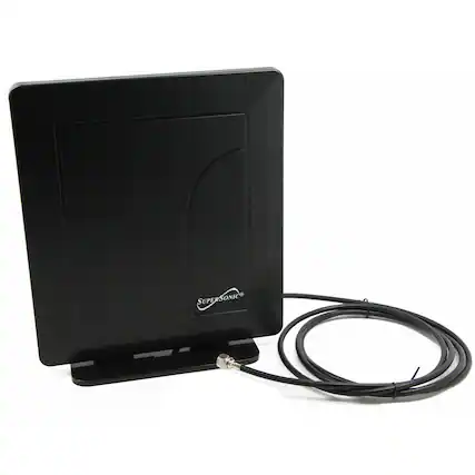 Front. Supersonic - Supersonic HDTV Digital Indoor Antenna - Black.