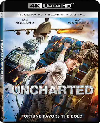 Front. Uncharted - 4K Blu-Ray.