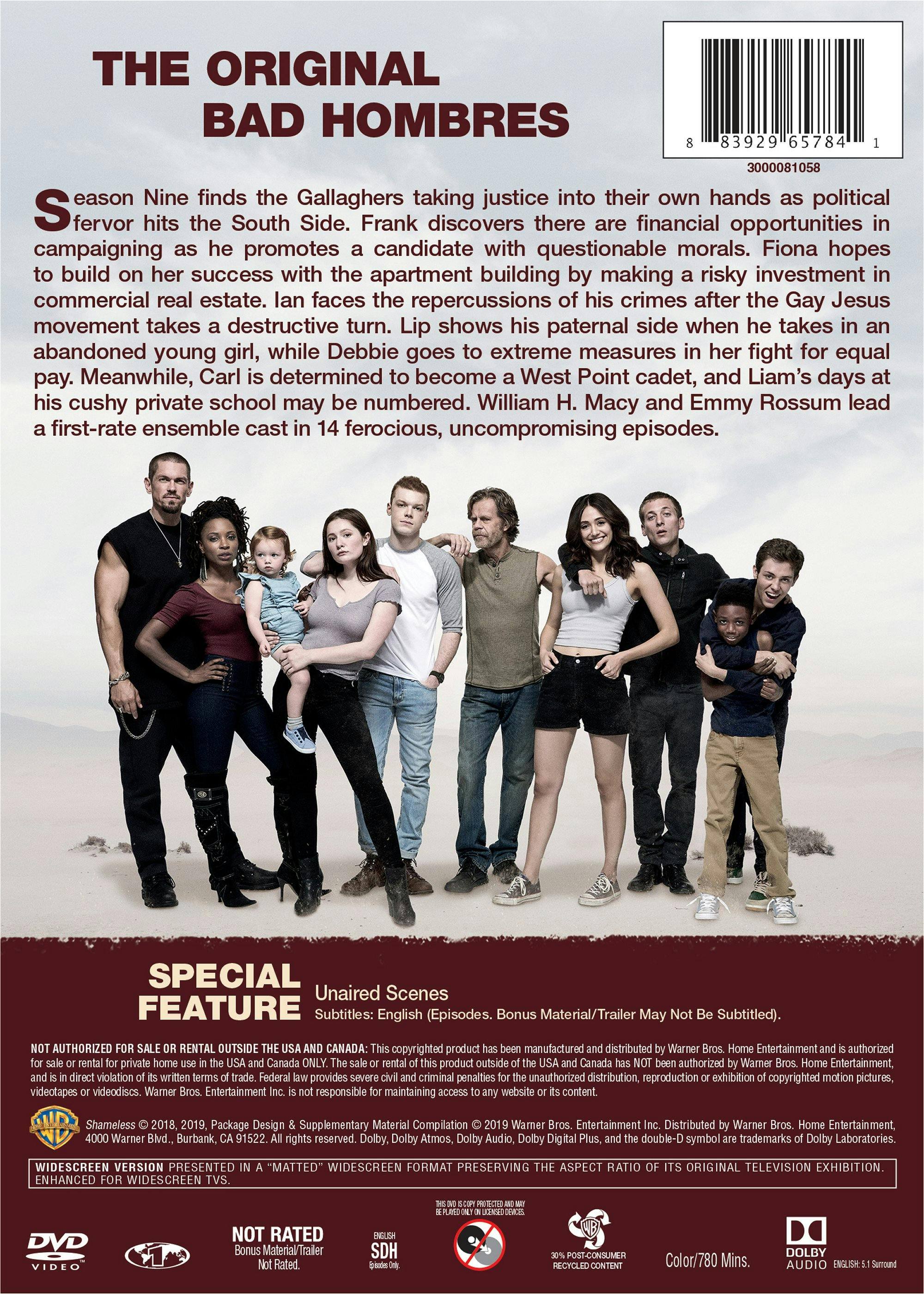 Back. Shameless: The Complete Ninth Season [DVD].