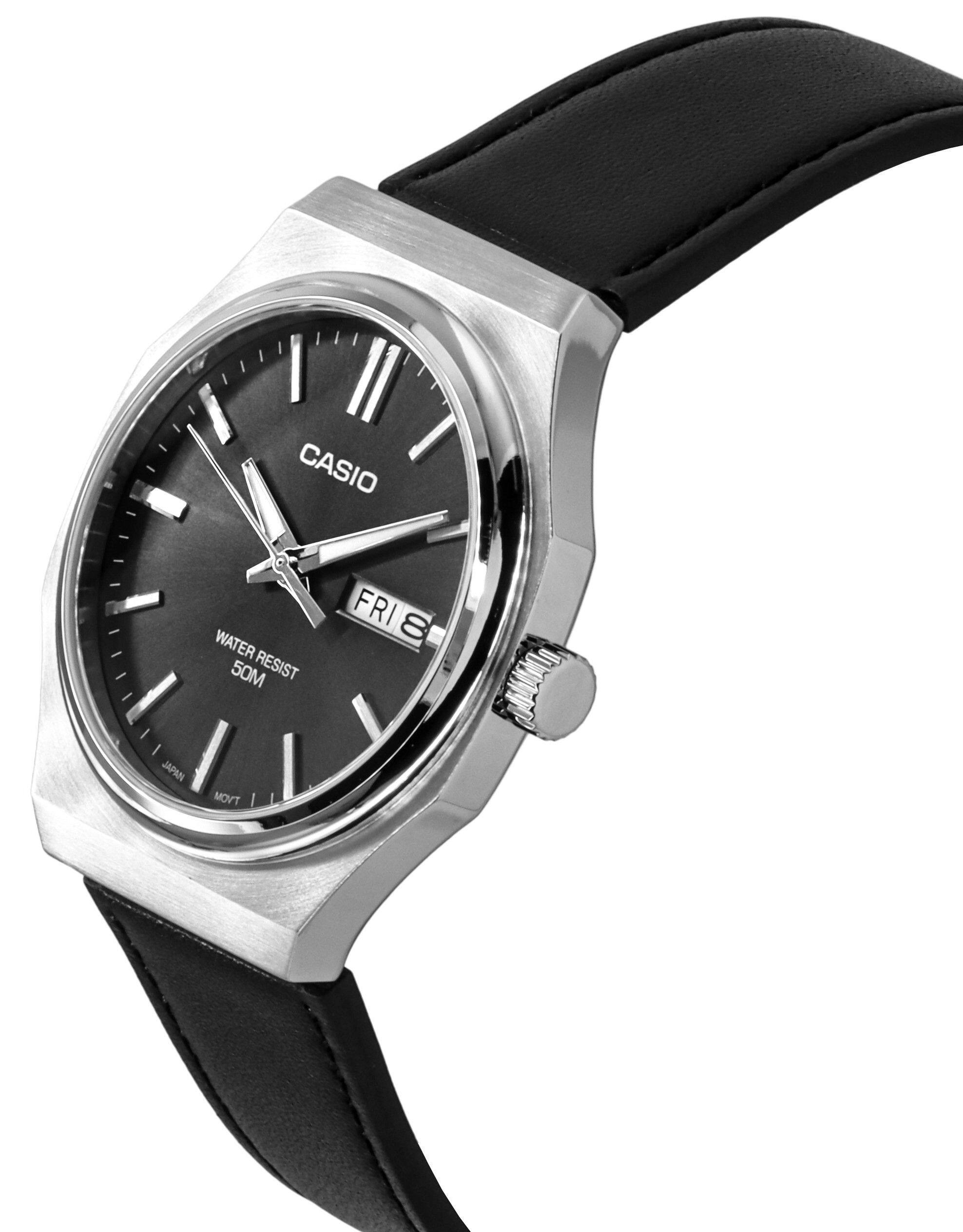 CASIO  
WATER RESIST 50M  
JAPAN MOV'T  
FRI 8