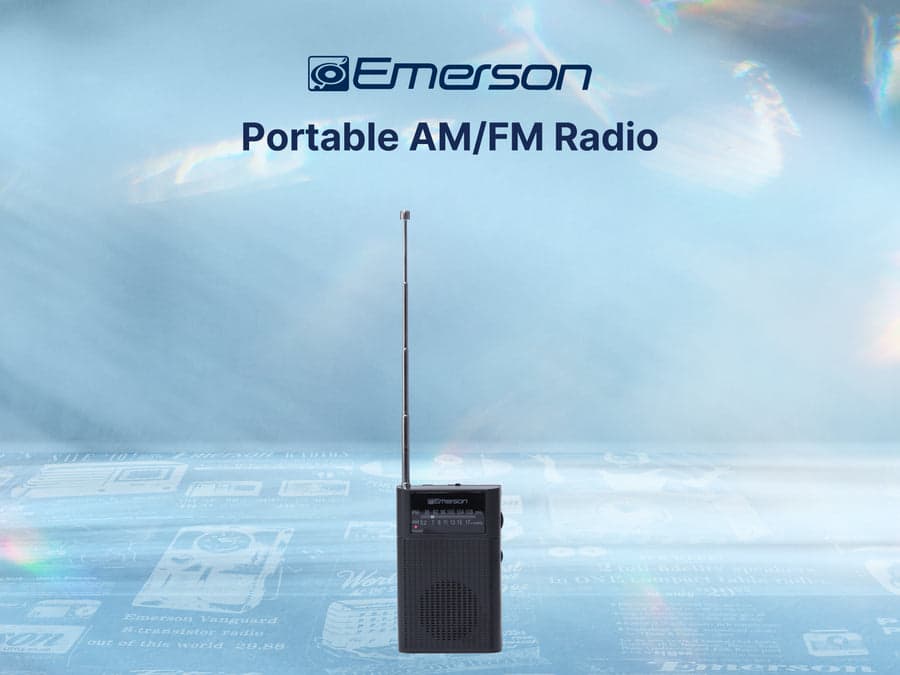 Emerson Portable AM/FM Radio
Emerson Vanguard 8-transistor radio
Out of this world 20.88 P