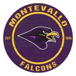 Jardine - Montevallo Falcons 20'' x 20'' Indoor/Outdoor Team Color Circle Sign - Purple