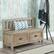 Left. Simpli Home - Burlington solid wood 42 inch Wide Transitional Entryway Storage Bench with Drawers - Distressed Grey.