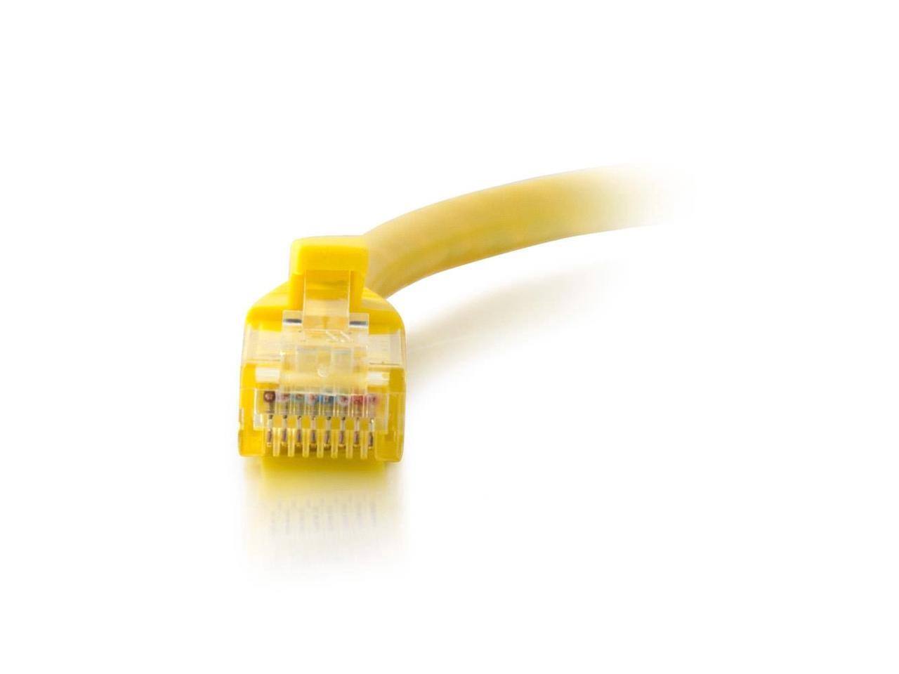 Alt View 3. Cables to Go - C2G 50742 2 ft. Cat6a Snagless Unshielded (UTP) Ethernet Network Patch Cable - Yellow.