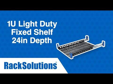1U Light Duty Fixed Shelf 24in Depth  
RackSolutions