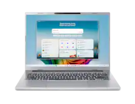 Acer - Aspire 14 AI Copilot+ PC, 14" WUXGA 120Hz, Ryzen AI 7 445, 16GB RAM, 1TB SSD, Radeon 840M - A14-A71MT-R4SF - Pure Silver