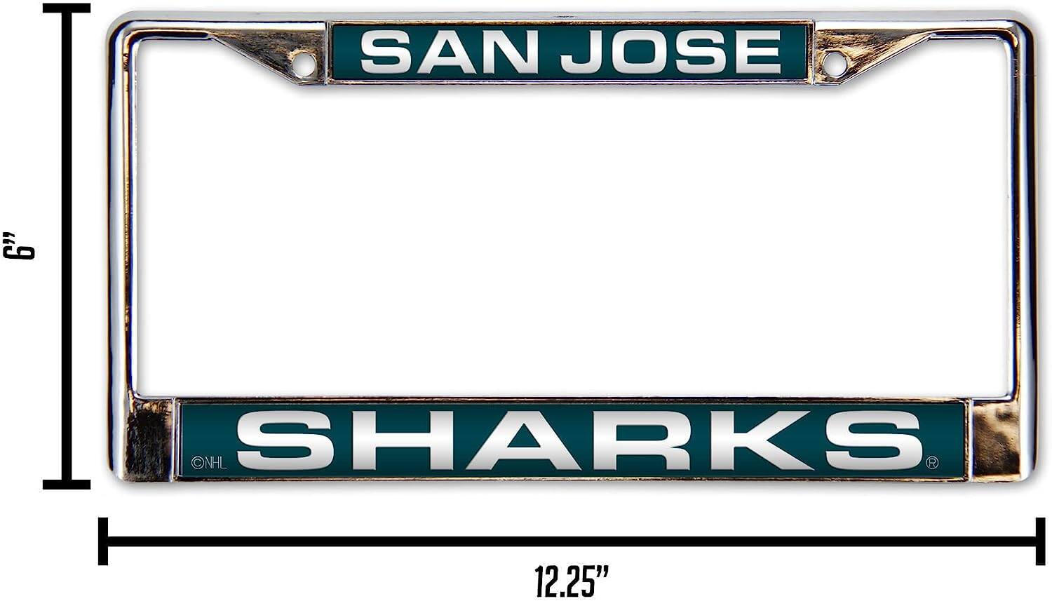 SAN JOSE  
SHARKS  
NHL  
12.25" x 6"