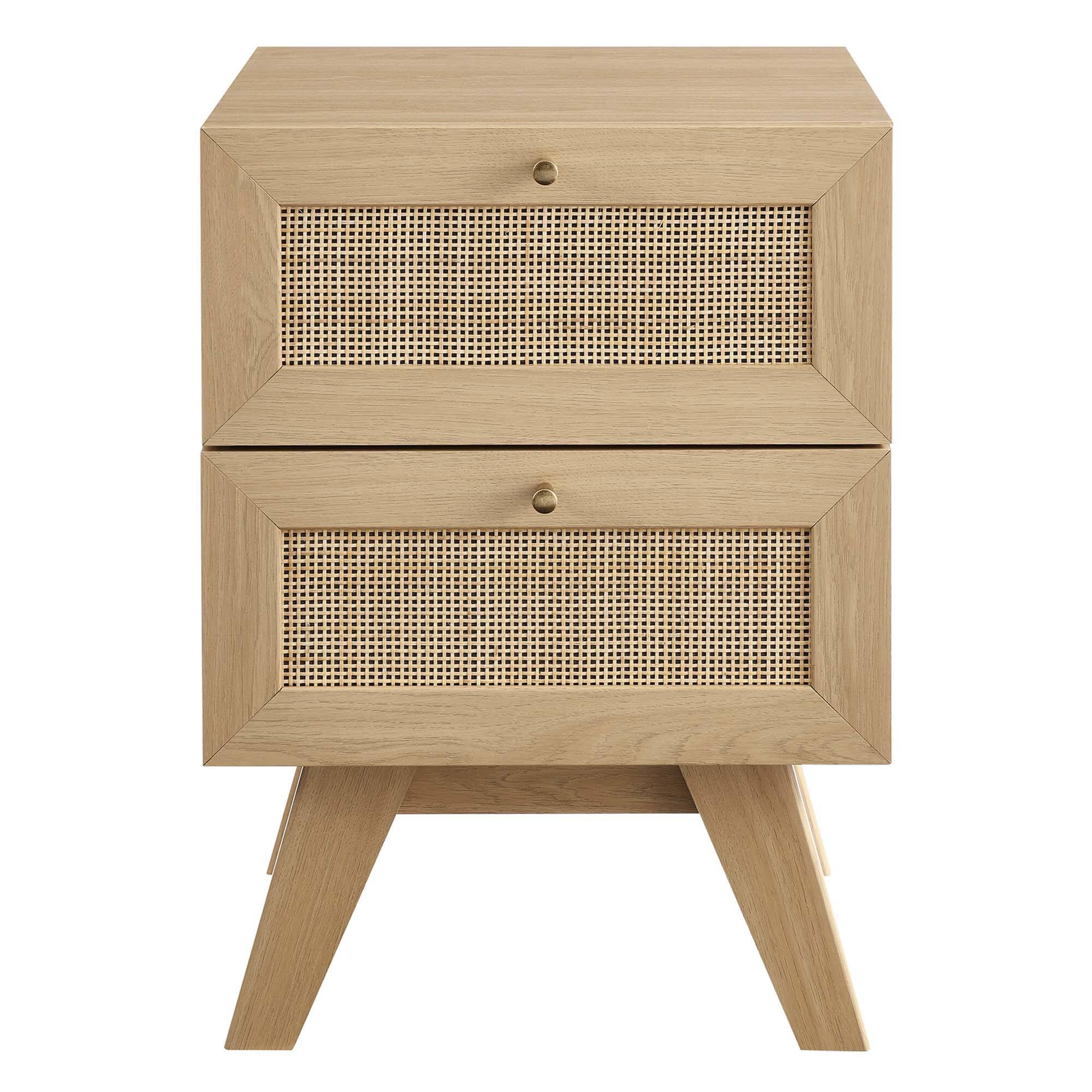 Alt View 2. Modway - Soma 2-Drawer Nightstand by Modway - Oak.