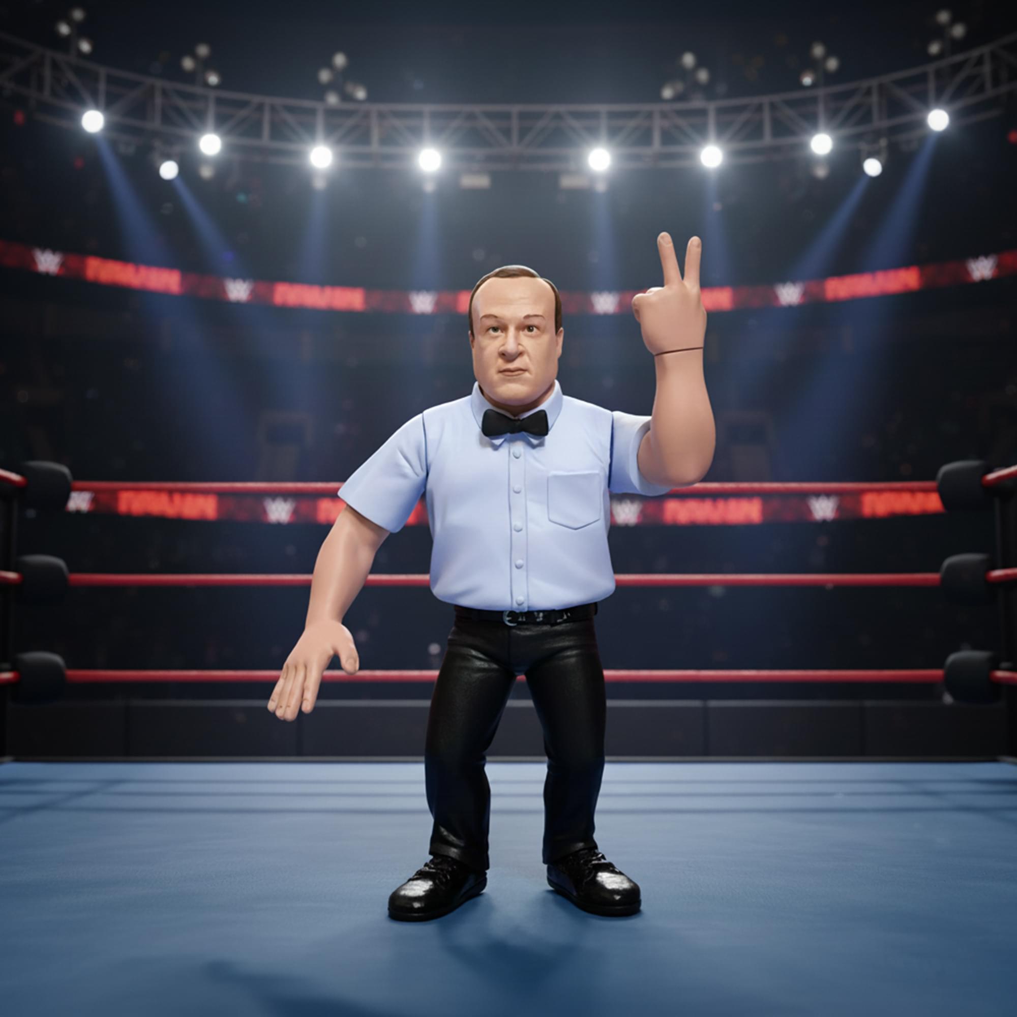 Alt View 2. Zombie Sailor's Toys - Wrestling's Heels and Faces Retro Action Figure | Earl Herbner - Multi-Colored.