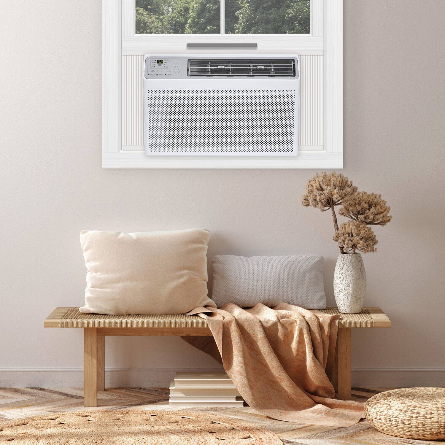 Alt View 10. TCL - 700 Sq. Ft. 14,000 BTU Smart Window Air Conditioner - White.